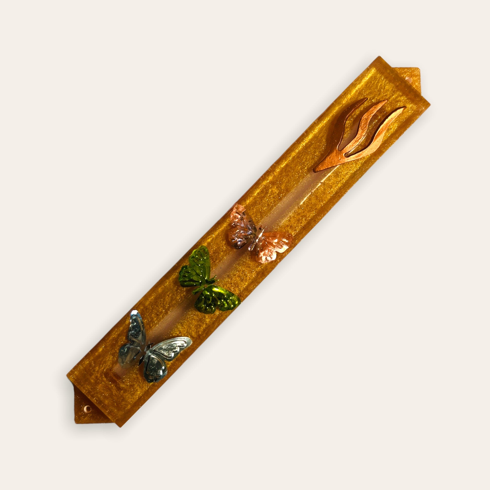 Israeli store Handmade, nice Mezuzah, wedding gift, harp maple wood Mezuzah case Judaica art M222