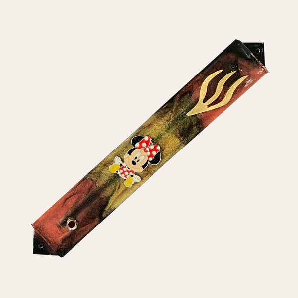 Kids Mezuzah with Favorite Character in Red, Black & Gold - Customize Any Personalized Mezuzah - Handmade Epoxy Resin Mezuzah - Kids Judaica 23