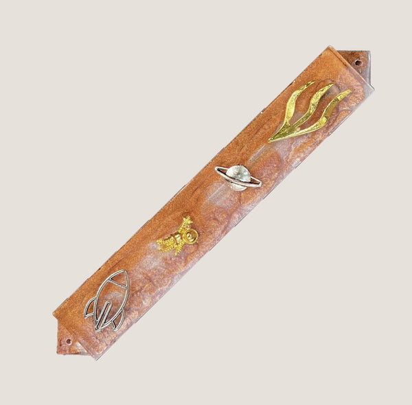 Space Mezuzah - Mezuzah Case- Kids Mezuzah- Space Theme Mezuzah- Astronaut Mezuzah- Israeli Mezuzah- Handmade Mezuzah Israel Judaica 2